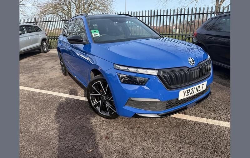 Used Skoda Kamiq Monte Carlo 147 HP (108 kW) 2021 Energy blue SUV