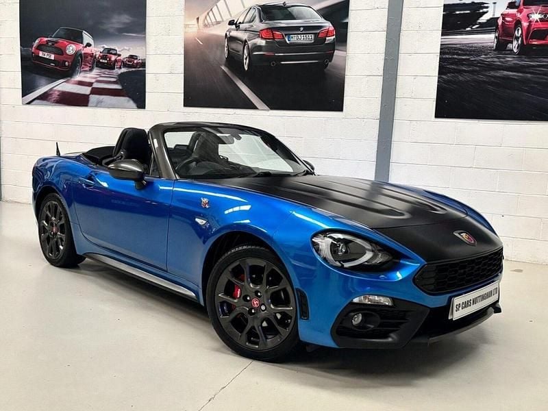 Used Abarth 124 Spider 170 HP (125 kW) 2018 Blue Cabriolet