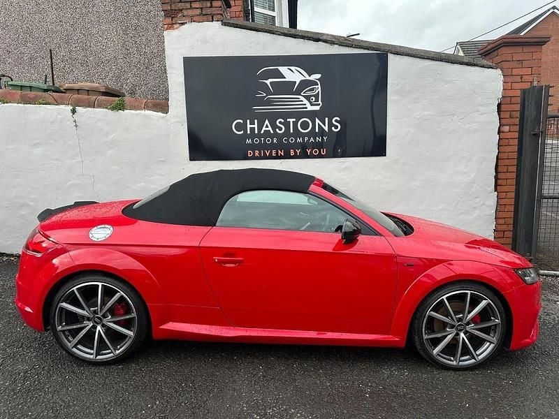 Used Audi TT S-Line 2018 Red Cabriolet