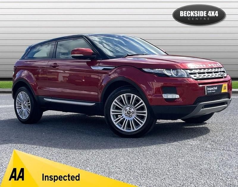 Red Used 2012 Land Rover Range Rover evoque Prestige Coupe | £8,495 (Fair price) - Image 1/3