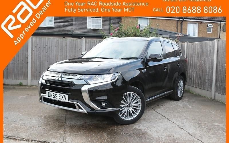 Black Used 2019 Mitsubishi Outlander P-HEV Estate | £14,795 (Fair price) - Image 1/2