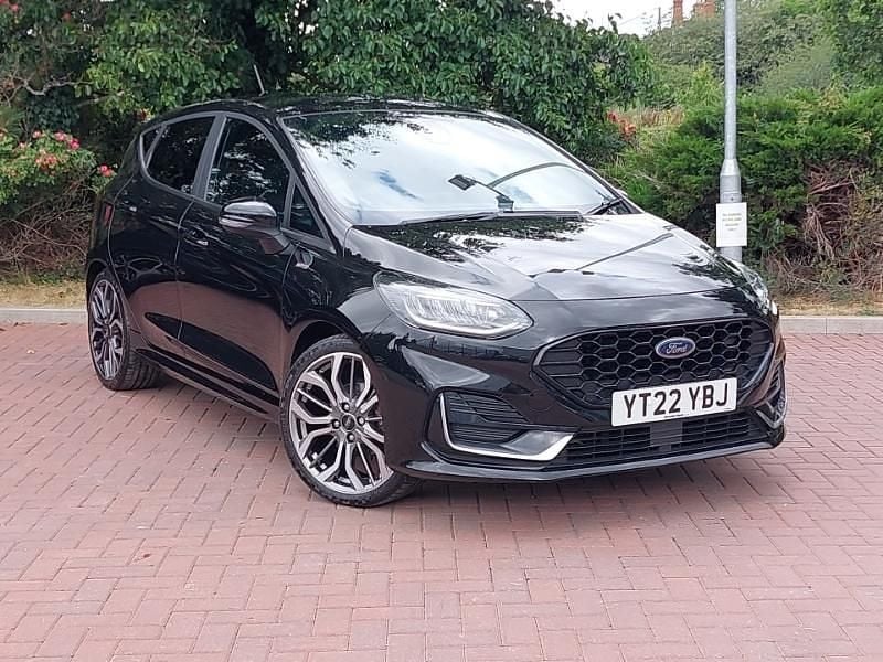 Black Used 2022 Ford Fiesta ST-Line Hatchback | £15,998 (Expensive) - Image 1/4