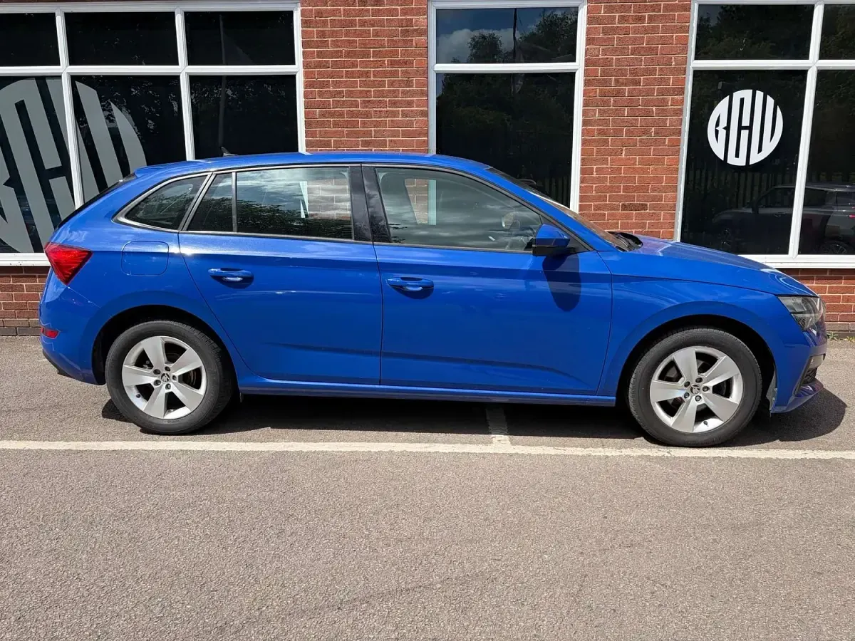 Used Skoda Scala SE 115 HP (84 kW) 2019 Blue Hatchback