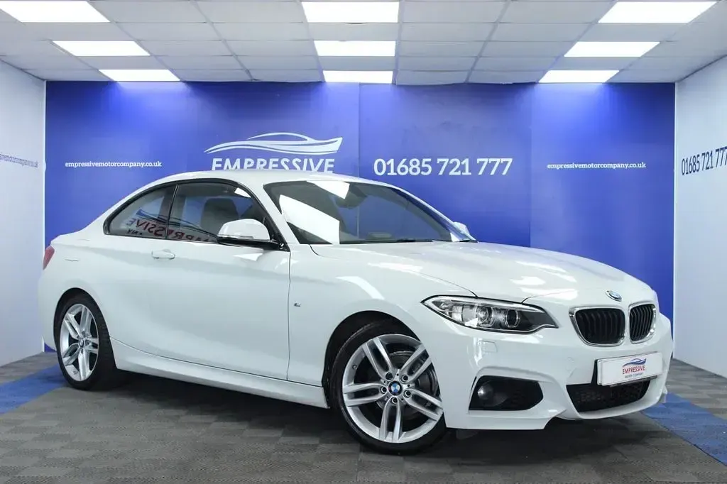 Used BMW 218 M Sport 150 HP (110 kW) 2017 White Coupe