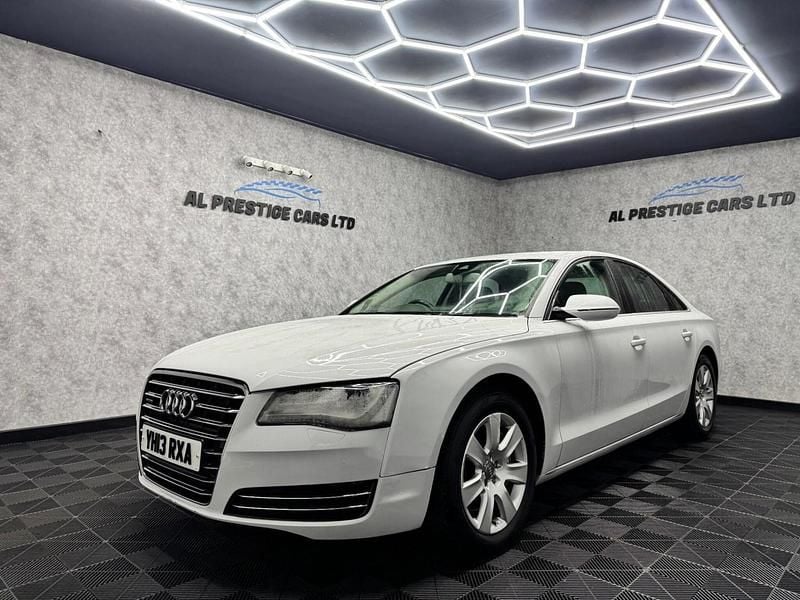 White Used 2013 Audi A8 Advanced Sedan | £8,999 (Fair price) - Image 1/4