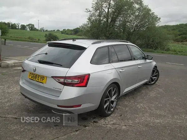 Used Skoda Superb SportLine 150 HP (110 kW) 2018 Silver Estate