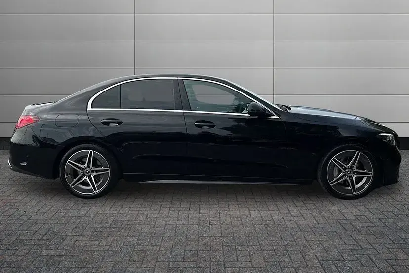 Used Mercedes C200 AMG line 221 HP (162 kW) 2025 Black Sedan