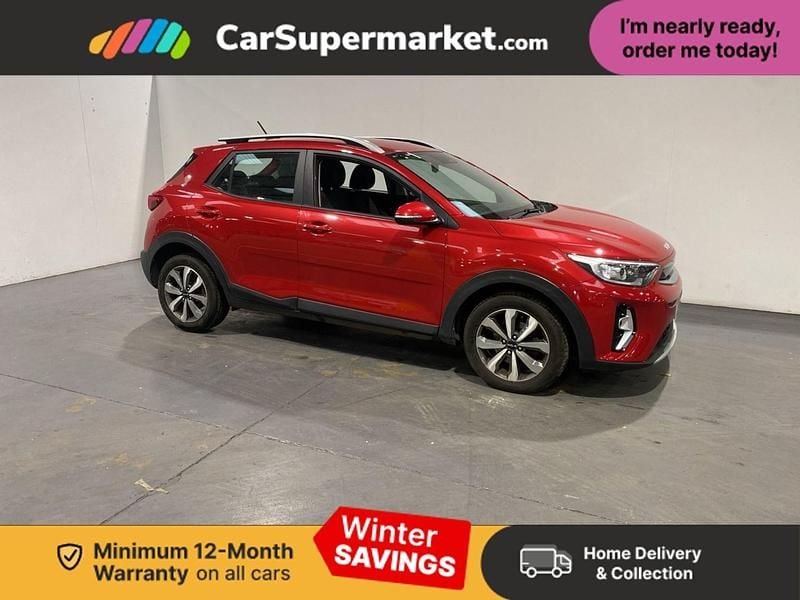 Red Used 2021 Kia Stonic SUV | £10,197 (Fair price) - Image 1/3