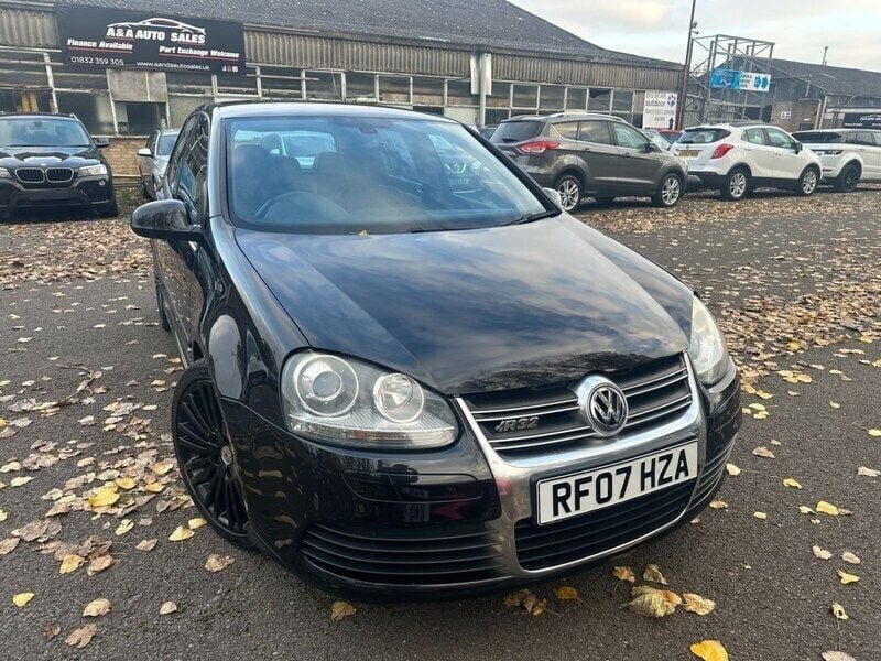 Black Used 2007 VW Golf V R Hatchback | £8,995 (Fair price) - Image 1/4