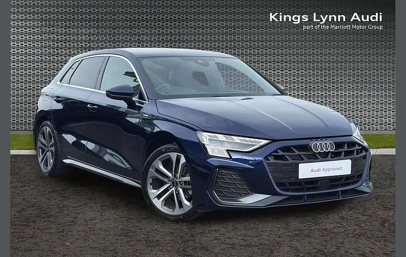 Used Audi A3 S-Line 147 HP (108 kW) 2025 Blue Hatchback