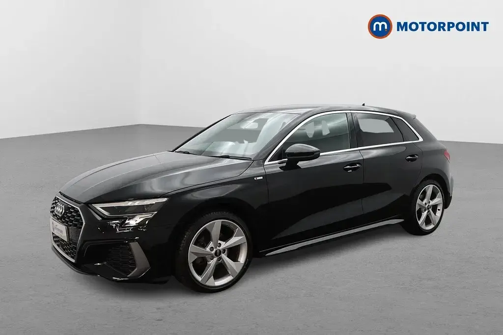 Used Audi A3 S-Line 2023 Black Sedan