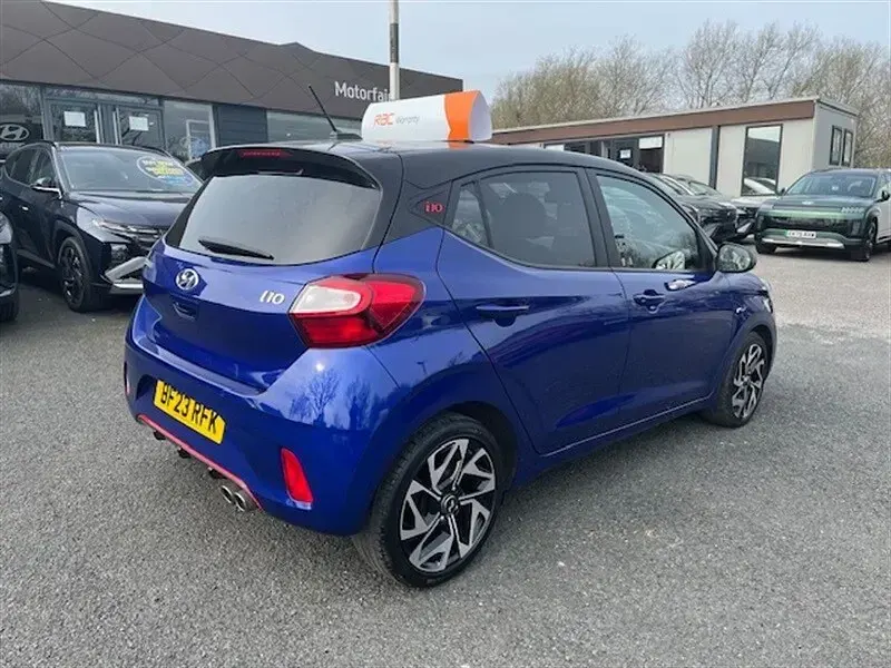 Used Hyundai i10 N Line 100 HP (73 kW) 2023 Blue Hatchback