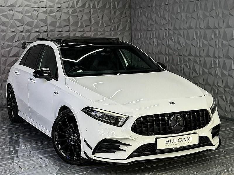 Used Mercedes A220 AMG Line Premium Plus 190 HP (139 kW) 2019 White Hatchback