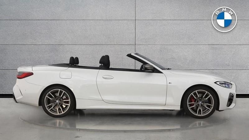 Used BMW M440 Comfort Edition 374 HP (275 kW) 2021 Mineral white metallic  Sedan