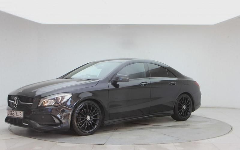 Used Mercedes CLA220 AMG line 2018 Black Sedan