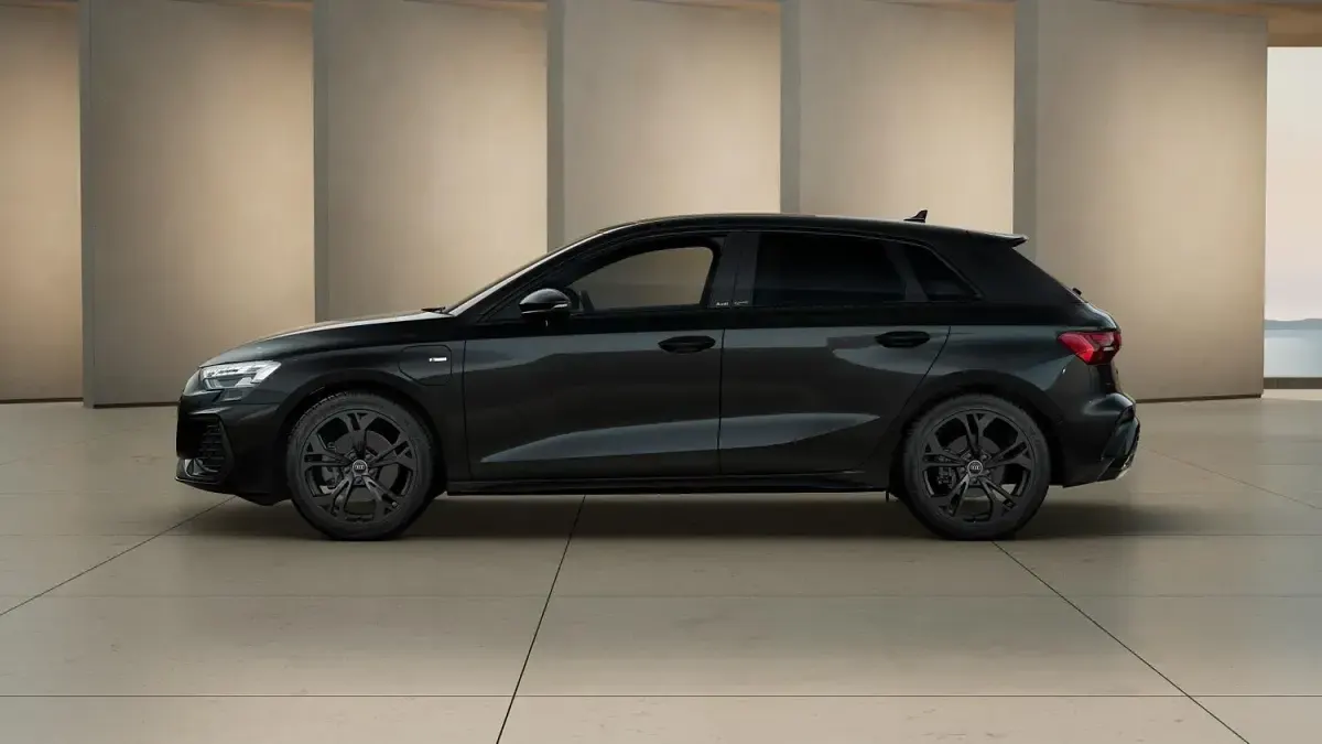 New Audi A3 Black Edition 204 HP (150 kW) 2026 Black Hatchback