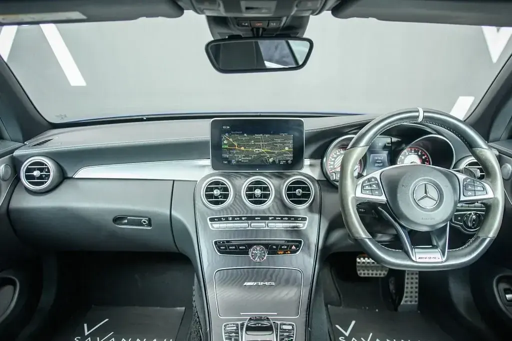 Begagnad Mercedes C63 AMG Premium 2016 Blå Cab
