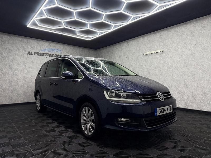 Used VW Sharan SEL 2014 Blue MPV