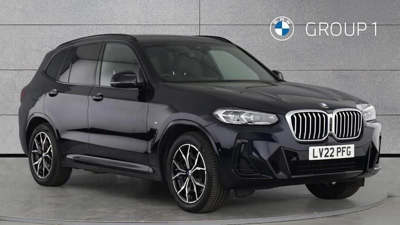 Black Used 2022 BMW X3 M Sport SUV | £35,650 (Fair price) - Image 1/4