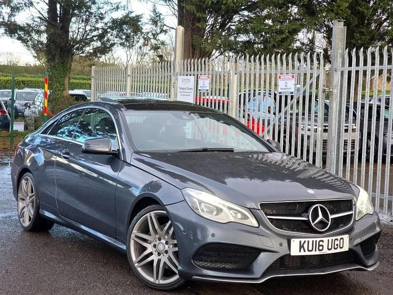 Used Mercedes E220 AMG line 2016 Grey Coupe