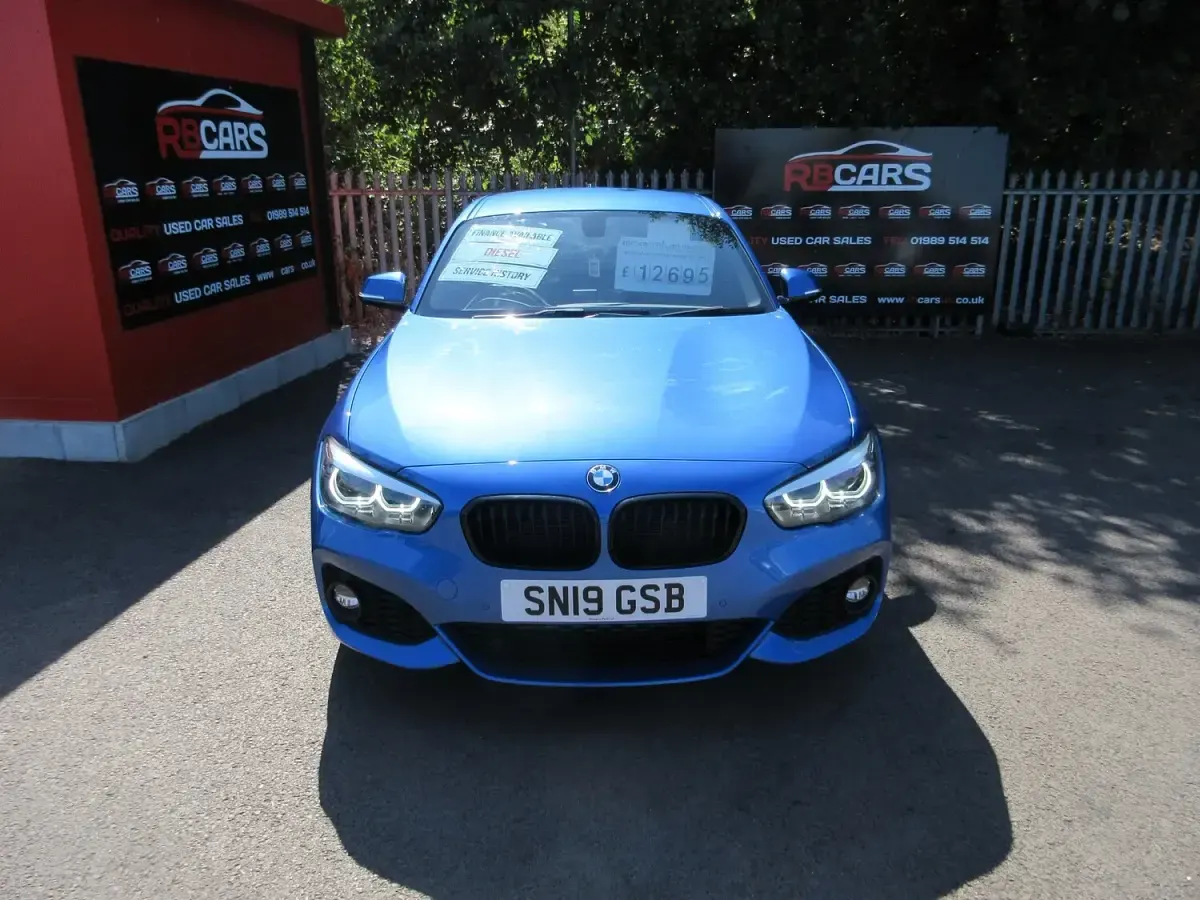 Used BMW 116 M Sport 114 HP (83 kW) 2019 Blue Hatchback