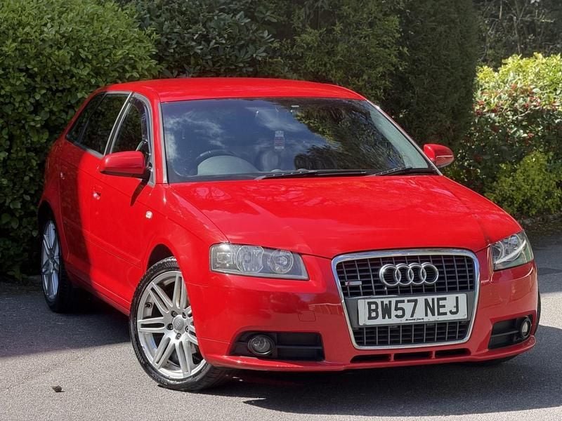 Used Audi A3 Basis 160 HP (117 kW) 2008 Red Hatchback