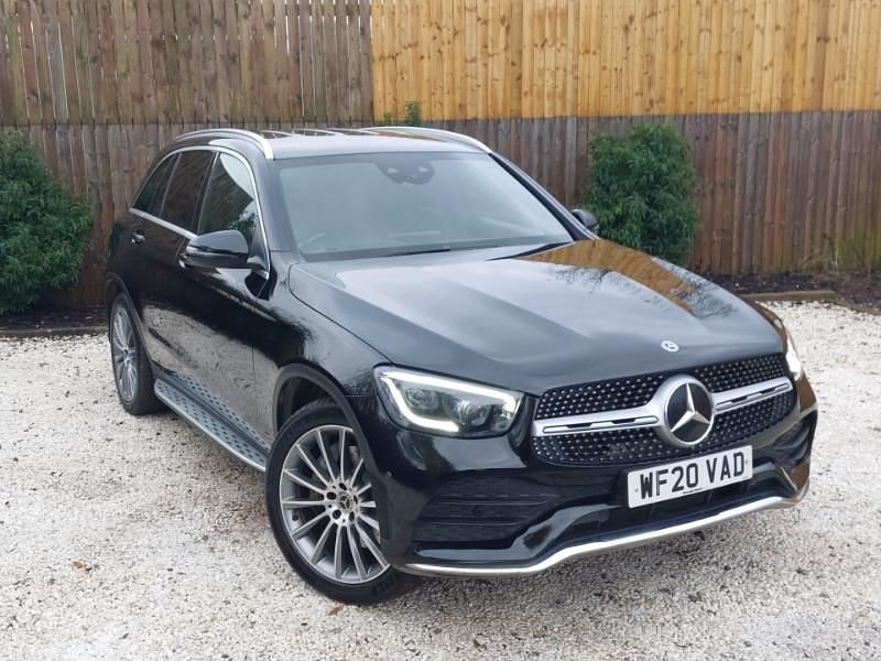 Black Used 2020 Mercedes GLC300 AMG Line Premium SUV | £28,898 (Fair price) - Image 1/4