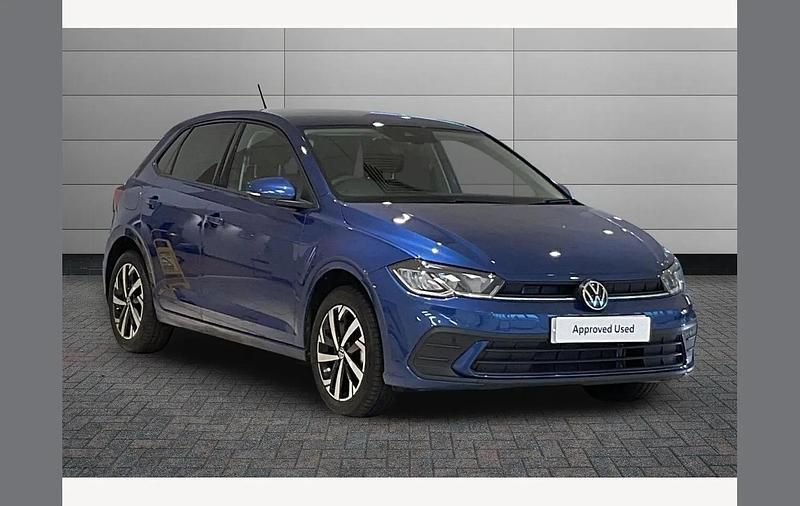 Used VW Polo Match 95 HP (69 kW) 2025 Blue Hatchback