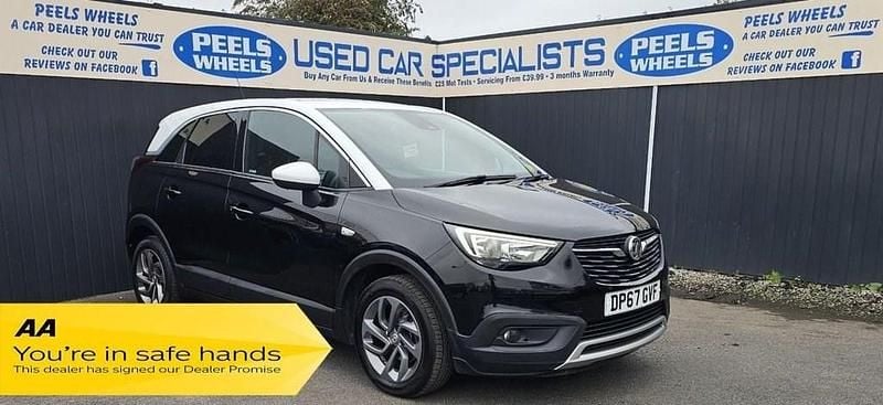 Black Used 2018 Vauxhall Crossland X S SUV | £5,675 (Good price) - Image 1/4