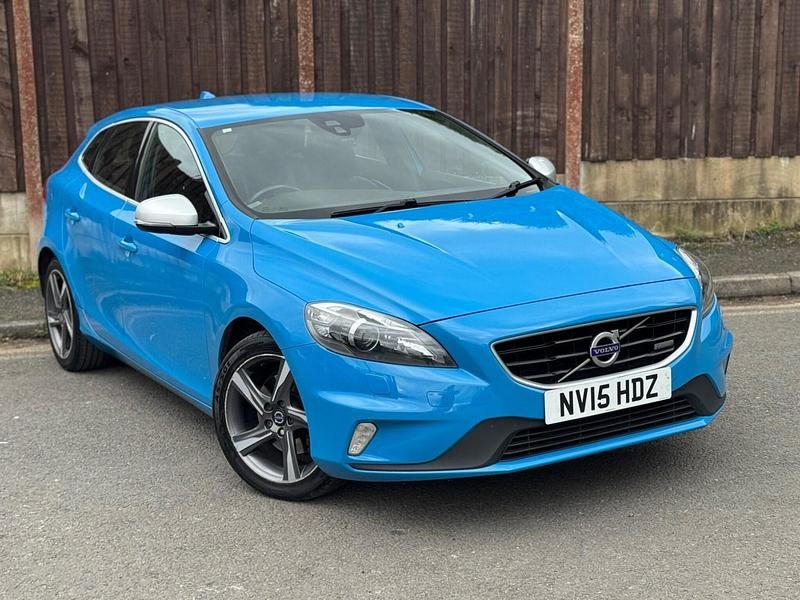 Used Volvo V40 R-Design 2015 Blue Hatchback