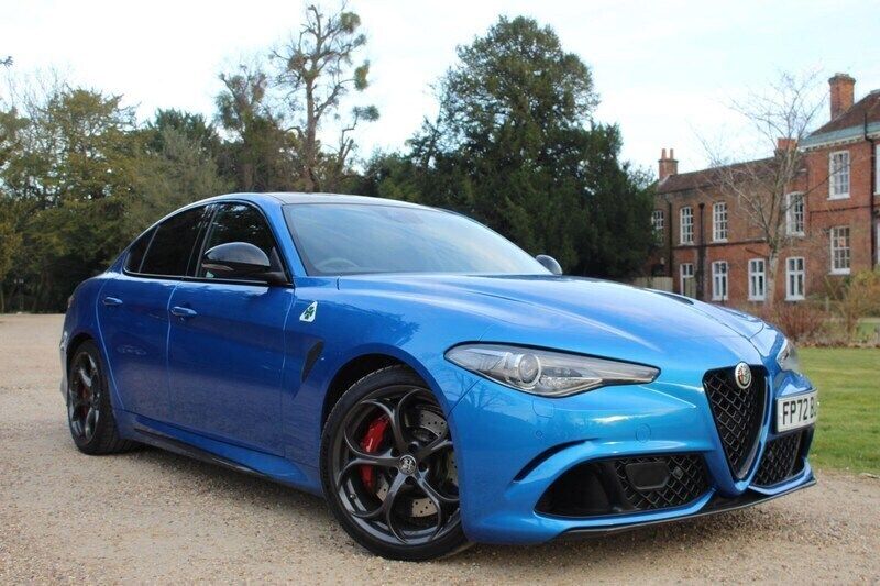 Blue Used 2022 Alfa Romeo Giulia Quadrifoglio Sedan | £50,995 - Image 1/4