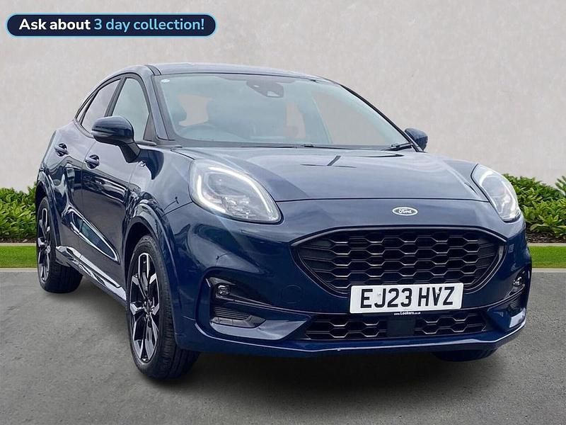 Blue Used 2023 Ford Puma Gen-E ST-Line X Hatchback | £15,799 - Image 1/4