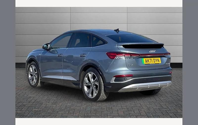 Used Audi Q4 e-tron Comfort 150 kW (204 HP) 2021 Blue SUV