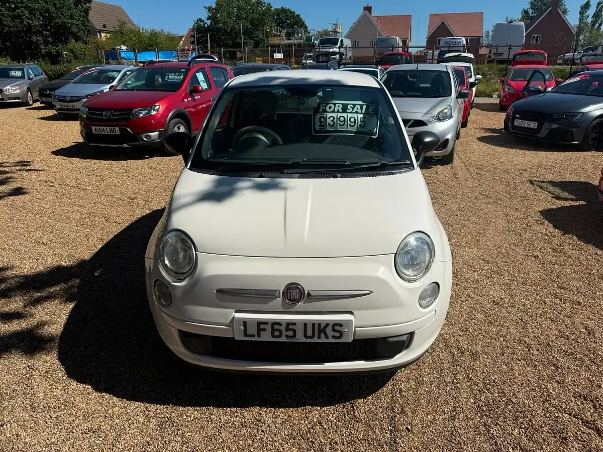 Used Fiat 500 Pop 2015 White Hatchback
