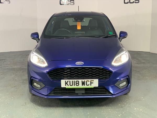 Used Ford Fiesta ST-Line X 140 HP (102 kW) 2018 Blue Hatchback