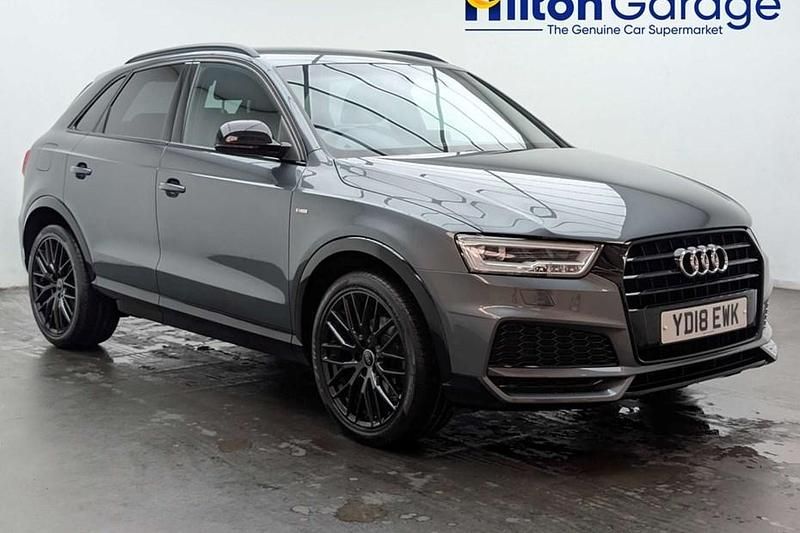 Used Audi Q3 Black Edition 150 HP (110 kW) 2018 Grey SUV