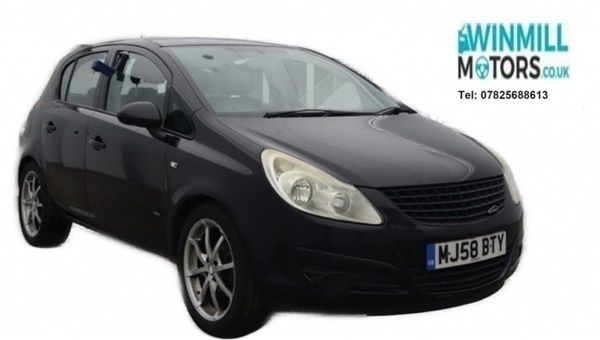 Black Used 2008 Vauxhall Corsa Active | £2,195 - Image 1/1