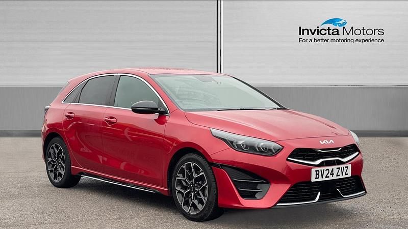 Used Kia Ceed GT-Line 158 HP (116 kW) 2024 Red Hatchback