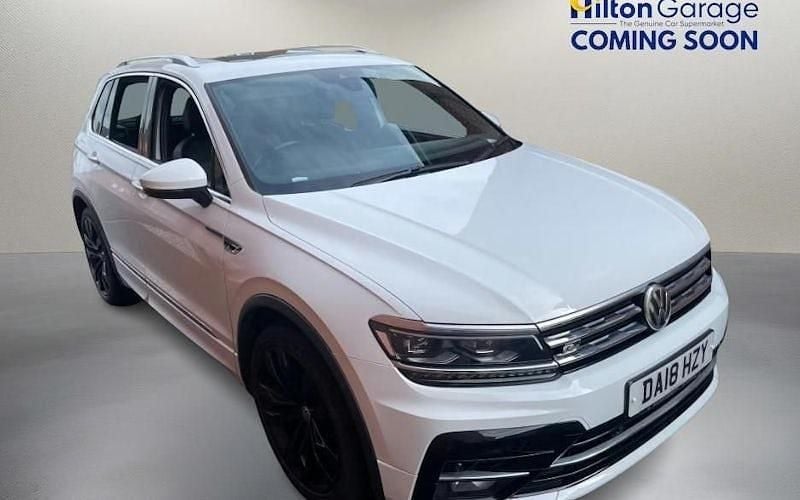 Used VW Tiguan R-line 150 HP (110 kW) 2018 White SUV