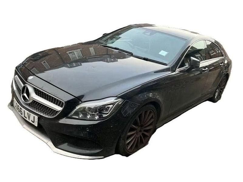 Used Mercedes CLS220 AMG line 177 HP (130 kW) 2016 Black Coupe
