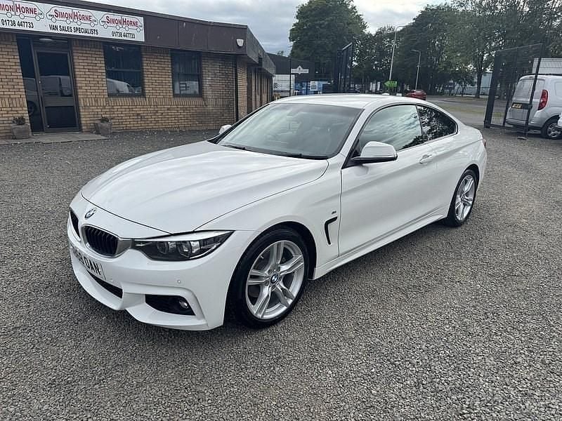 White Used 2018 BMW 420 M Sport Coupe | £15,895 (Good price) - Image 1/4