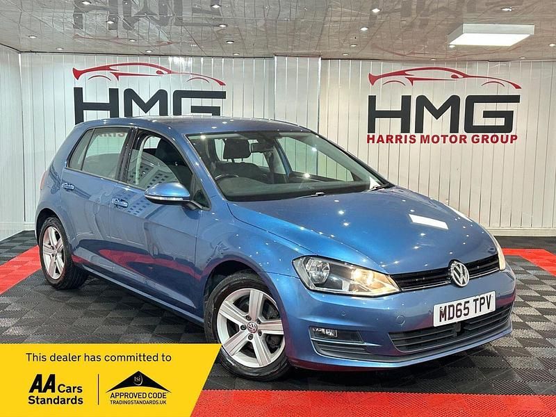 Used VW Golf VII Match 2015 Blue Hatchback