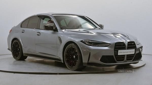 Grey Used 2023 BMW M3 Competition Edition Sedan | £61,995 (Fair price) - Image 1/4