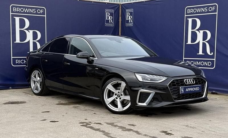 Used Audi A4 S-Line 150 HP (110 kW) 2022 Black Sedan