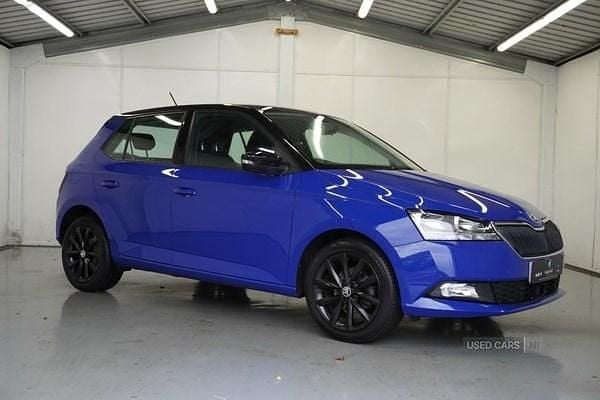 Blue Used 2021 Skoda Fabia Colour Edition Hatchback | £9,995 (Good price) - Image 1/4
