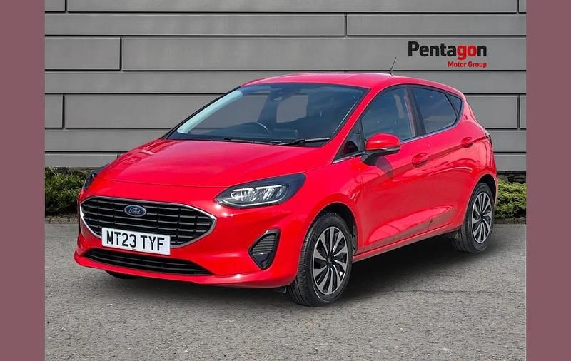 Used Ford Fiesta Titanium 99 HP (72 kW) 2023 Red Hatchback