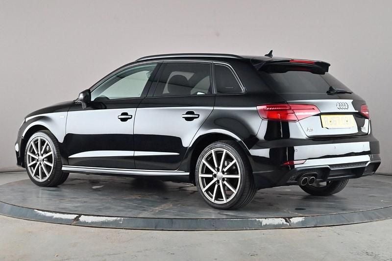 Used Audi A3 Sportback Black Edition 190 HP (139 kW) 2018 Black Hatchback