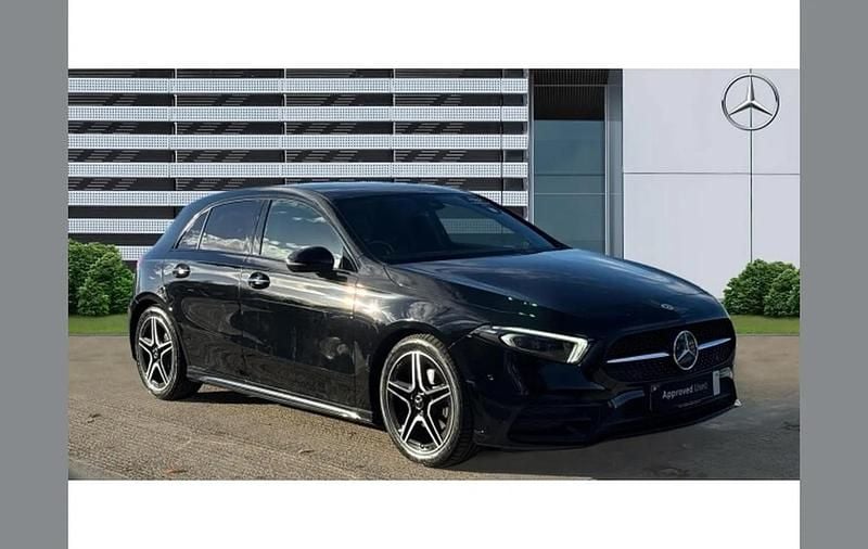 Black Used 2021 Mercedes A180 AMG Line Premium Plus Hatchback | £23,089 (Expensive) - Image 1/4