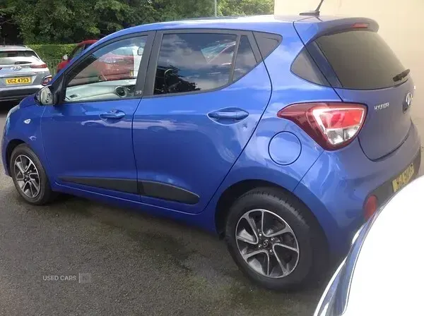 Used Hyundai i10 GO! 67 HP (49 kW) 2018 Blue Hatchback
