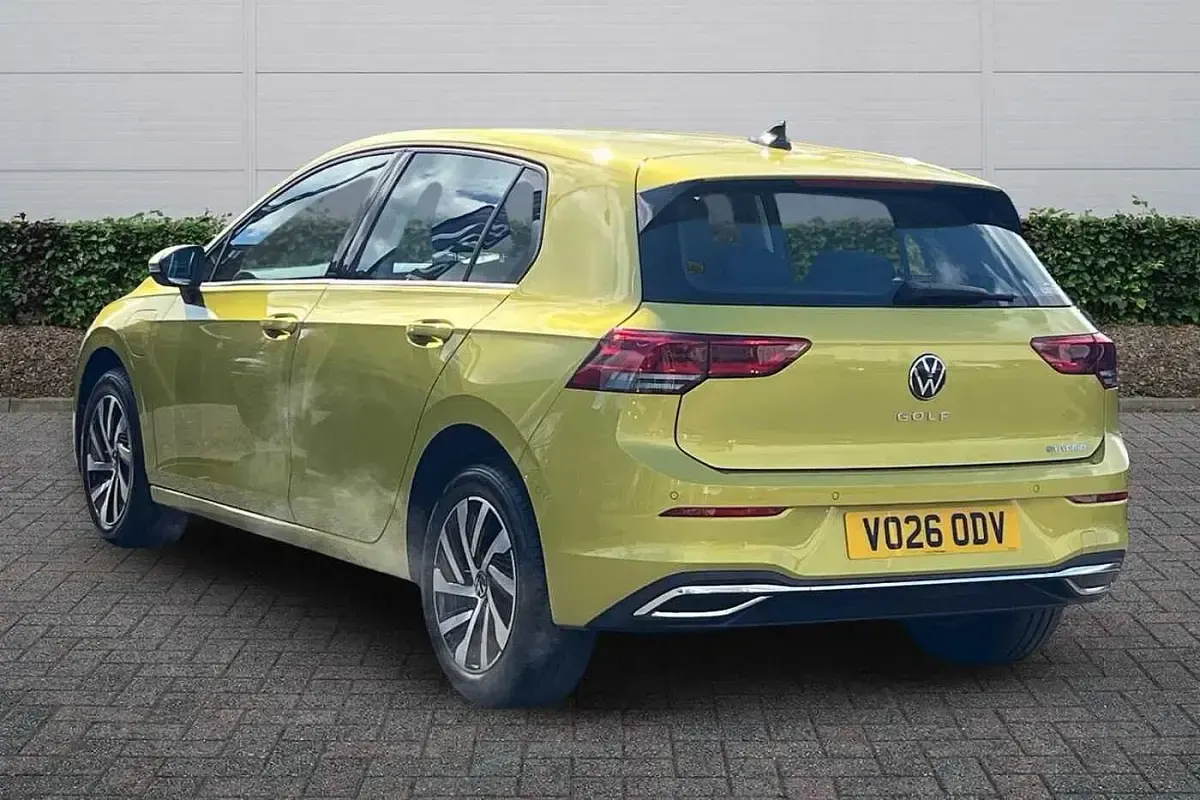 New VW Golf VIII Style 2026 Lime yellow Hatchback